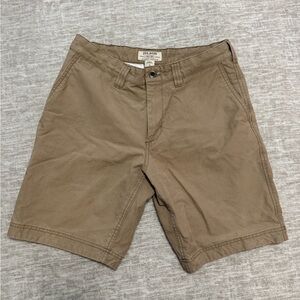 Filson Men's Brown Flat Front Shorts